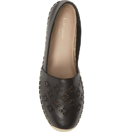 Shop Kate Spade Garcia Espadrille Flat In Black