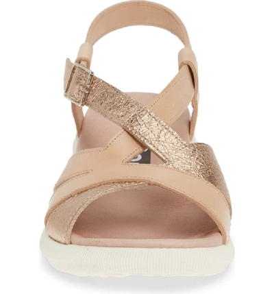 Shop Wonders C-5603 Sandal In Palo / Wash Oro Leather