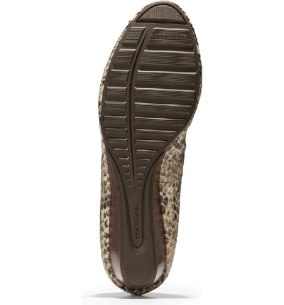 Shop Cole Haan Tali Soft Bow Pump In Snake Print Leather