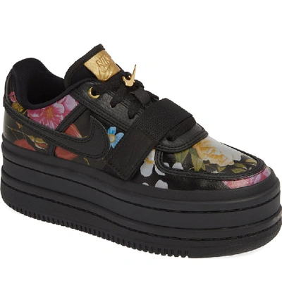 Nike Vandal 2k Lx Platform Sneaker In Black/ Black/ Metallic Gold | ModeSens