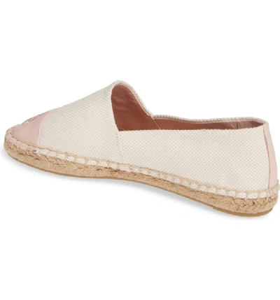 Shop Tory Burch Colorblock Espadrille Flat In Sea Shell Pink