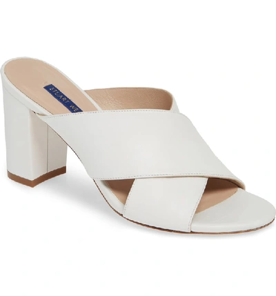 Shop Stuart Weitzman Galene Sandal In Cream Dress Calf