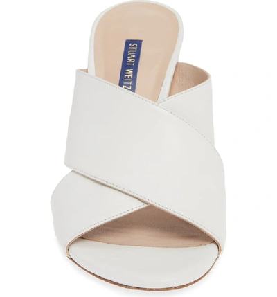Shop Stuart Weitzman Galene Sandal In Cream Dress Calf