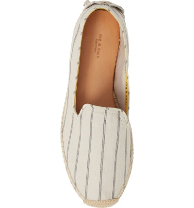 Shop Rag & Bone Del Rey Loafer Espadrille Flat In Ecru