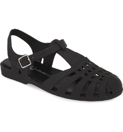 Shop Jeffrey Campbell Gelly Sandal In Black Matte