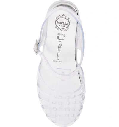 Jeffrey Campbell Gelly 2 Sandals In Clear