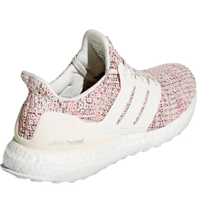Shop Adidas Originals Ultraboost Running Shoe In Chalk Pearl/ White/ Shock Pink
