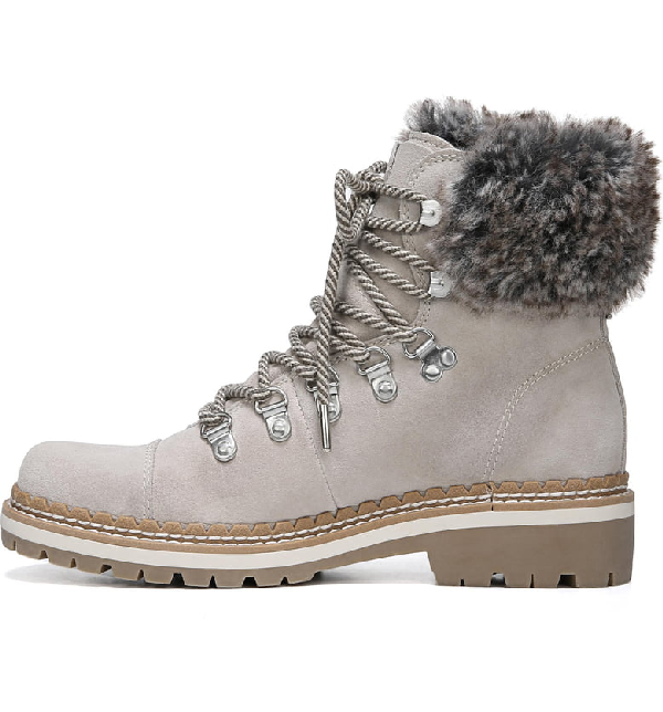bowen faux fur trim bootie sam edelman