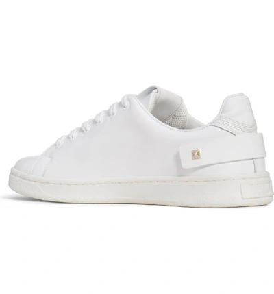 Shop Valentino Net V Sneaker In White