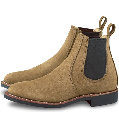 Shop Red Wing 6-inch Chelsea Boot In Olive Mohave Leather