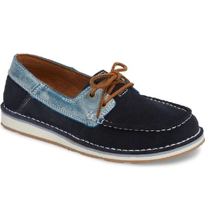 Shop Ariat Cruiser Castaway Loafer In Ice Blue Suede