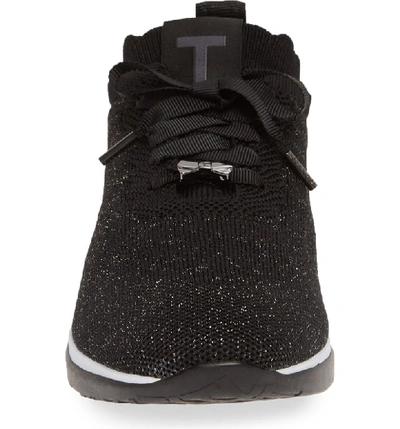 Shop Ted Baker Lyara Sneaker In Black Textile