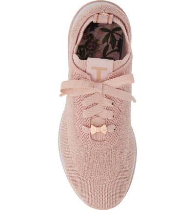 Shop Ted Baker Lyara Sneaker In Pink Textile