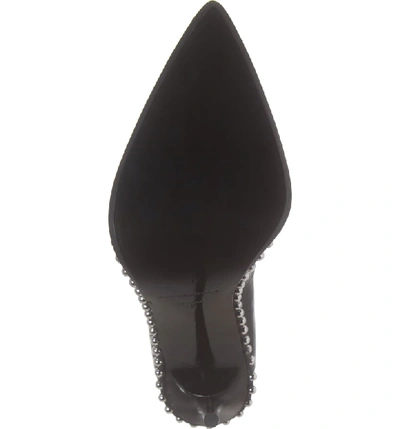 Shop Alexander Wang Rie Stud Pointy Toe Pump In Black