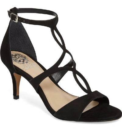 Shop Vince Camuto Payto Sandal In Black Leather