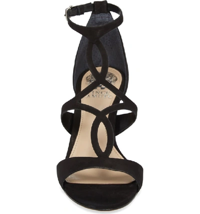 Shop Vince Camuto Payto Sandal In Black Leather