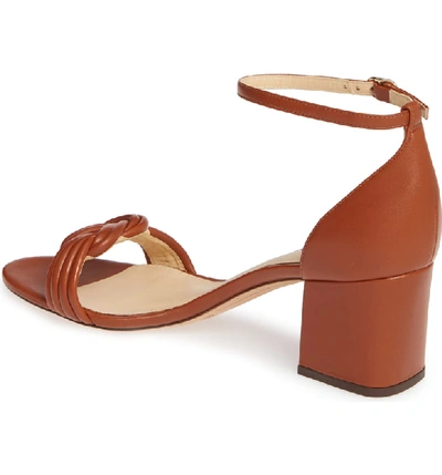 Shop Alexandre Birman Vicky Block Heel Sandal In Cocoa Leather
