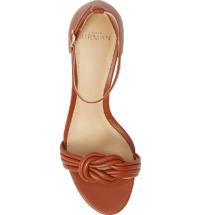 Shop Alexandre Birman Vicky Block Heel Sandal In Cocoa Leather