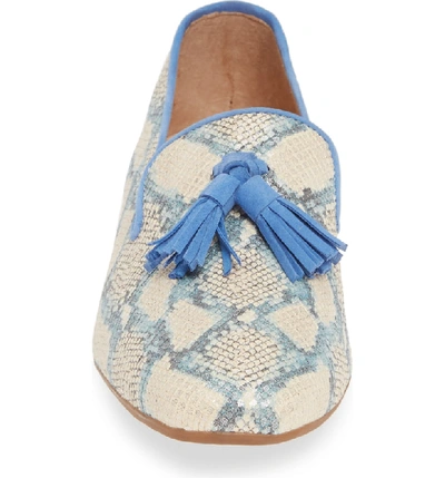 Shop Wonders Tassel Loafer In Huka Bluet/ Ante Bluet Leather