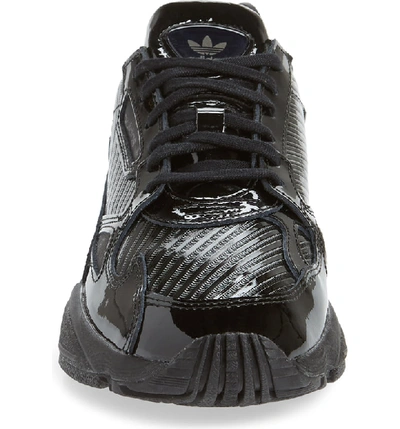 Shop Adidas Originals Falcon Out Loud Sneakers In Core Black/ Collegiate Purple