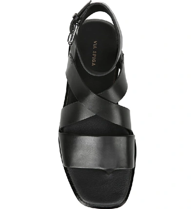 Shop Via Spiga Anta Sandal In Black