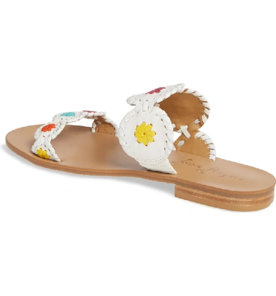 Shop Jack Rogers 'lauren' Sandal In White Multi Leather