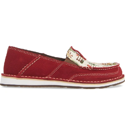 Shop Ariat Cruiser Slip-on Loafer In Cranberry Vintage Leather