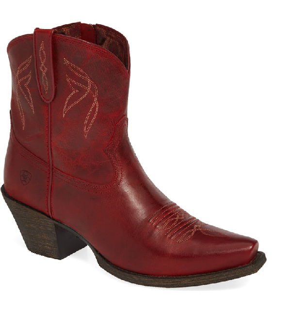 Ariat Lovely Western Boot In Grenadine Leather | ModeSens