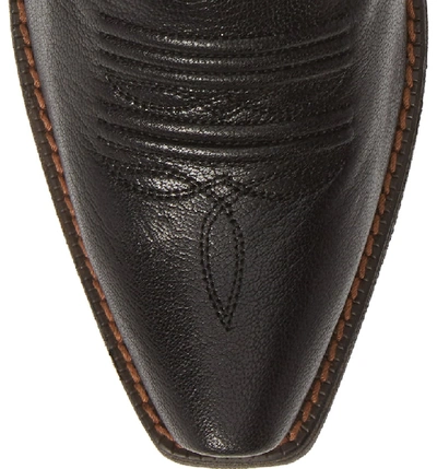 Shop Ariat Lovely Western Boot In Jackal Black Leather