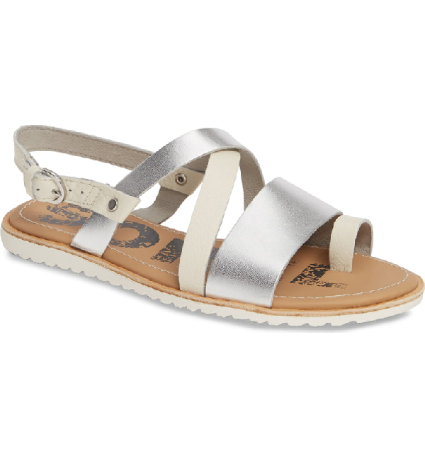 sorel ella criss cross sandals