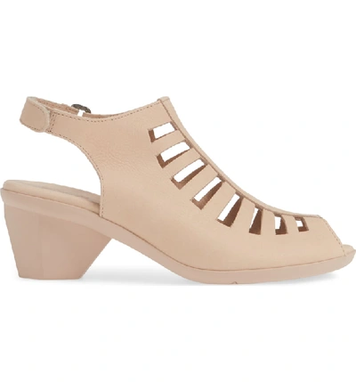 Shop Arche Enexor Sandal In Nude Nubuck