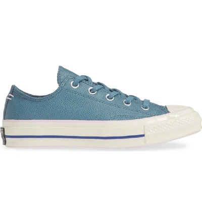 Shop Converse Chuck Taylor All Star Chuck 70 Ox Leather Sneaker In Teal/ Pink Foam/ Egret