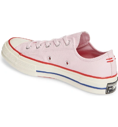 Shop Converse Chuck Taylor All Star Chuck 70 Ox Leather Sneaker In Pink Foam/ Enamel Red/ Egret