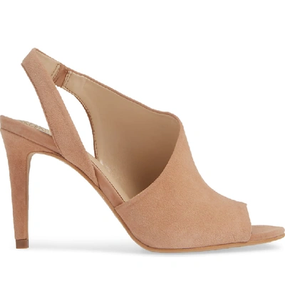 Shop Vince Camuto Crasantha Sandal In Amendoa Suede