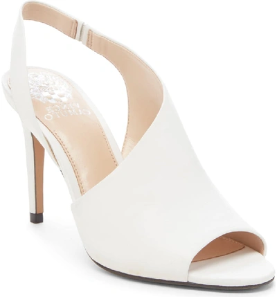 Crasantha Sandal In Buff Leather