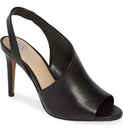 Shop Vince Camuto Crasantha Sandal In Black Leather