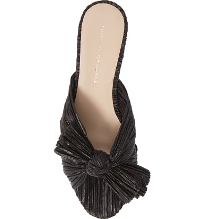 Shop Loeffler Randall Emilia Knot Slide Sandal In Black