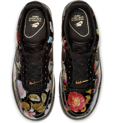 Shop Nike Air Force 1 '07 Lxx Sneaker In Black/ Black/ Metallic Gold