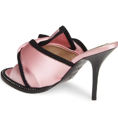 Shop N°21 N?21 Knotted Peep Toe Sandal In Pink