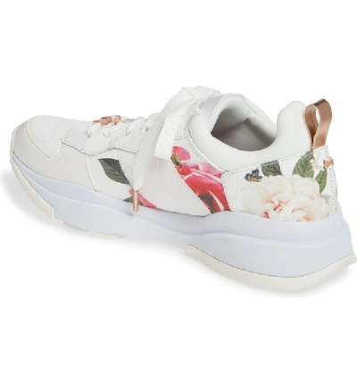 Shop Ted Baker Waverdi Sneaker In Magnificent White Leather