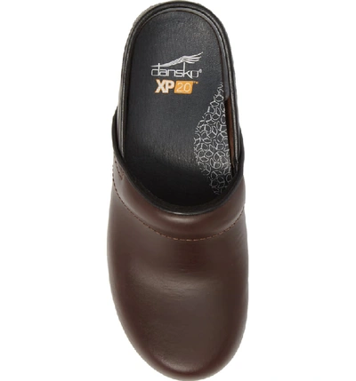 Shop Dansko Pro Xp 2.0 Clog In Brown Pull Up Leather