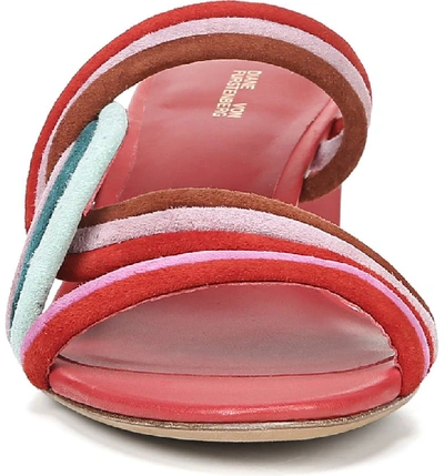 Shop Diane Von Furstenberg Jada Sandal In Red Multi