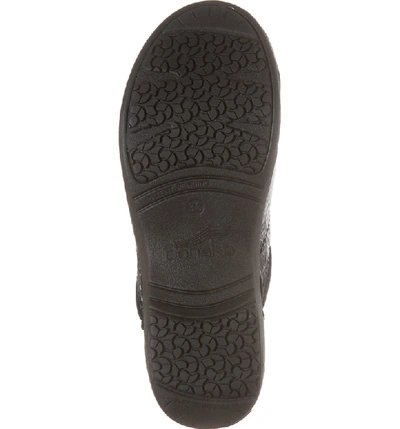 Shop Dansko Pro Xp 2.0 Clog In Black Floral Tooled Leather