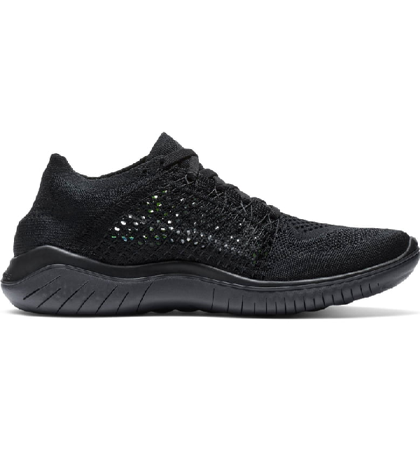 nike free rn flyknit 2018 women's black
