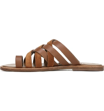 Shop Vince Piers Strappy Toe Loop Sandal In Almond