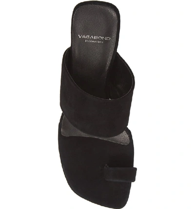 Vagabond Shoemakers Polly Slide Sandal In Black Suede | ModeSens