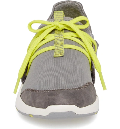 Shop Olukai Miki Li Convertible Sneaker In Pale Grey/ Charcoal Fabric