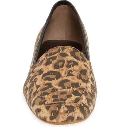 Shop Donald Pliner Deedee Apron Toe Flat In Leopard Print