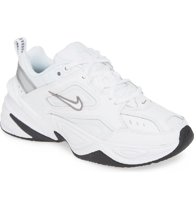 Shop Nike M2k Tekno Sneaker In White/ White/ Cool Grey/ Black