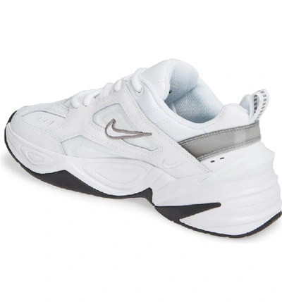 Shop Nike M2k Tekno Sneaker In White/ White/ Cool Grey/ Black